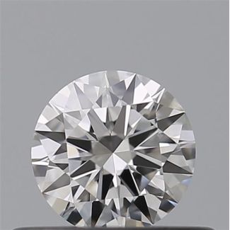 0.34 Carat Round E VVS1 EX GIA Natural Diamond