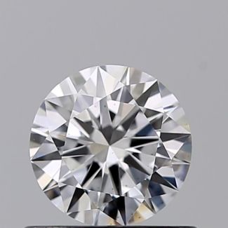 0.50 Carat Round D VS2 VG EX GIA Natural Diamond