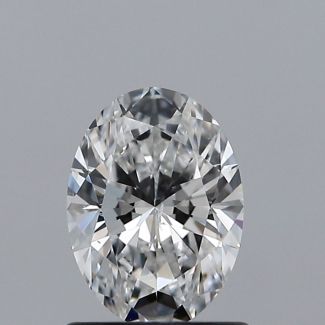 0.80 Carat Oval D SI1 - EX GIA Natural Diamond