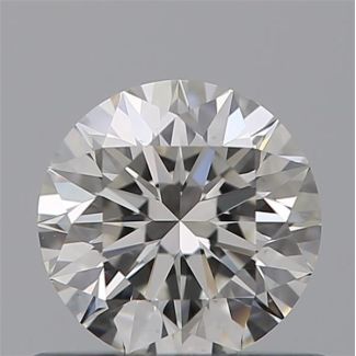 0.54 Carat Round H VS1 EX GIA Natural Diamond