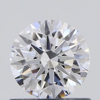 0.60 Carat Round D SI1 VG GIA Natural Diamond