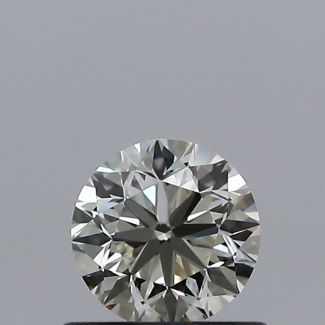 0.50 Carat Round K VVS2 VG EX GIA Natural Diamond