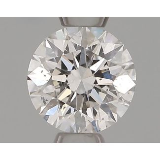 0.40 Carat Round F SI2 EX VG GIA Natural Diamond