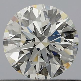 0.6 Carat Round F VVS2 EX GIA Natural Diamond