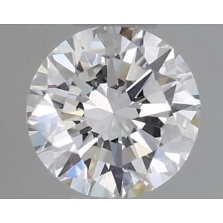 0.3 Carat Round E VVS1 VG EX GIA Natural Diamond