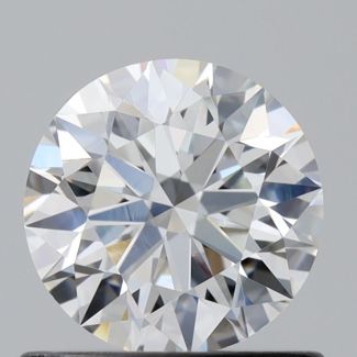 0.75 Carat Round F VVS2 EX GIA Natural Diamond