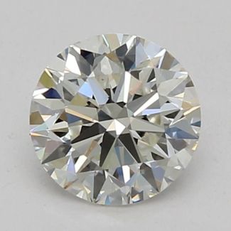 0.45 Carat Round H VS1 VG EX GIA Natural Diamond