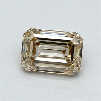 1.01 Carat Emerald Yellow VS2 - VG GIA Natural Diamond