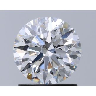 1.23 Carat Round F VS2 EX GIA Natural Diamond