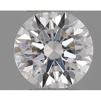 0.20 Carat Round D VS1 EX GIA Natural Diamond