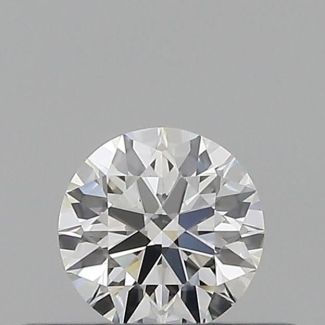 0.23 Carat Round H VVS1 EX GIA Natural Diamond