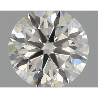 0.40 Carat Round H VS1 EX IGI Natural Diamond