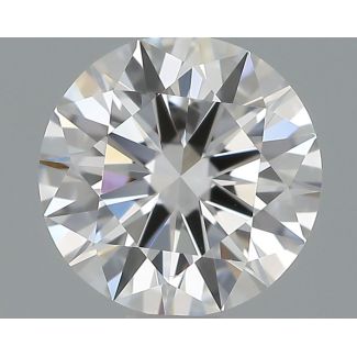 0.51 Carat Round E IF EX IGI Natural Diamond