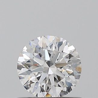 0.5 Carat Round D SI1 EX VG GIA Natural Diamond