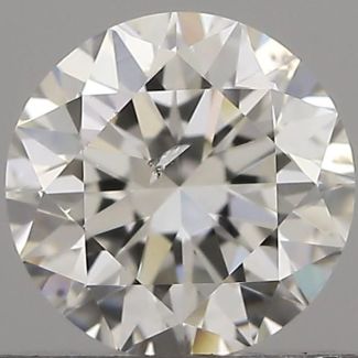 0.50 Carat Round H SI2 VG GIA Natural Diamond