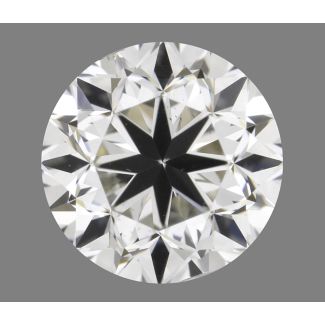 0.91 Carat Round I VS2 GD VG GIA Natural Diamond