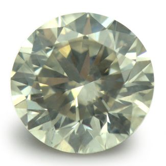 1.12 Carat Round Light Gray SI2 VG EX GIA Natural Diamond