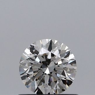 0.50 Carat Round I SI1 EX GIA Natural Diamond