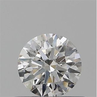 0.40 Carat Round G SI1 EX GIA Natural Diamond