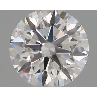 0.4 Carat Round F VVS1 EX GIA Natural Diamond