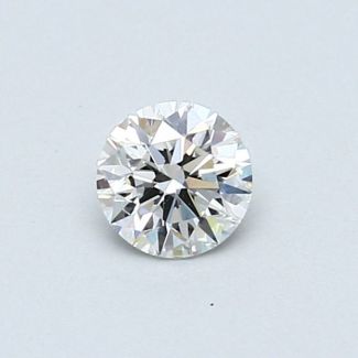 0.38 Carat Round F SI1 VG GIA Natural Diamond