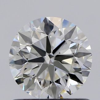 0.81 Carat Round H VVS2 VG EX GIA Natural Diamond