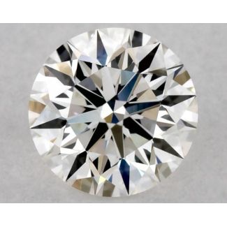 0.43 Carat Round F VVS1 EX GIA Natural Diamond