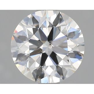 1.5 Carat Round G SI2 EX GIA Natural Diamond