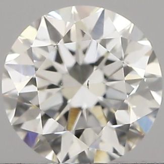 0.40 Carat Round H VS2 VG EX IGI Natural Diamond