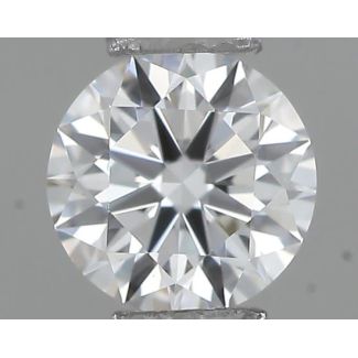 0.18 Carat Round F VVS1 EX GIA Natural Diamond