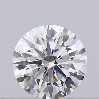 0.18 Carat Round D VS2 EX GIA Natural Diamond