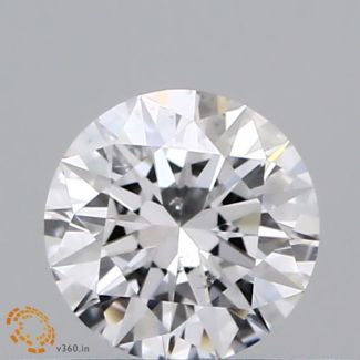 0.37 Carat Round D SI1 EX GIA Natural Diamond