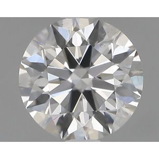 0.6 Carat Round H SI2 EX GIA Natural Diamond