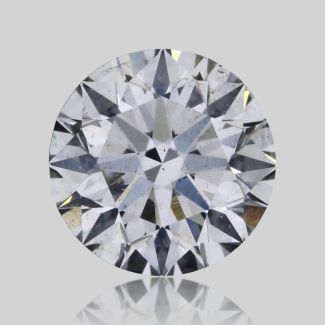 0.5 Carat Round E SI2 EX GIA Natural Diamond