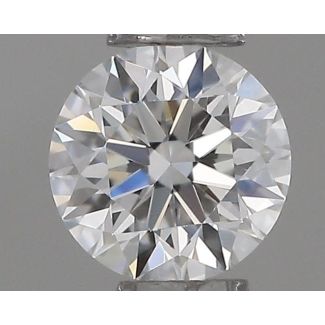 0.21 Carat Round D VVS1 EX VG GIA Natural Diamond