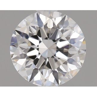 0.63 Carat Round F IF EX GIA Natural Diamond