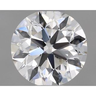 0.5 Carat Round G VVS1 EX VG GIA Natural Diamond