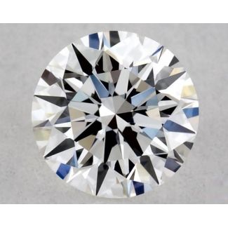 0.35 Carat Round F VVS2 EX GIA Natural Diamond