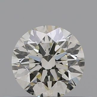 0.34 Carat Round K SI2 EX VG GIA Natural Diamond