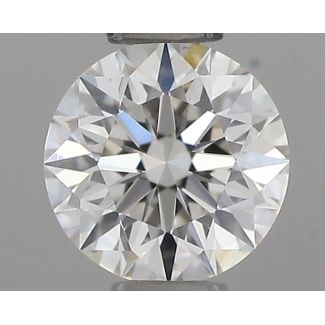 0.33 Carat Round F VS1 EX IGI Natural Diamond