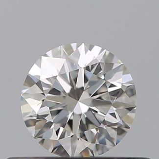 0.31 Carat Round H VVS1 EX GIA Natural Diamond