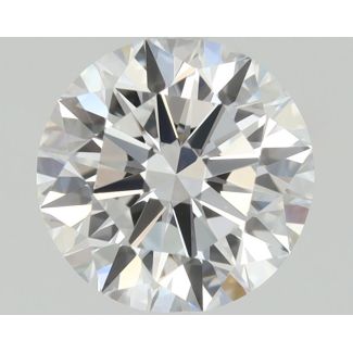 0.6 Carat Round D VVS2 EX GIA Natural Diamond