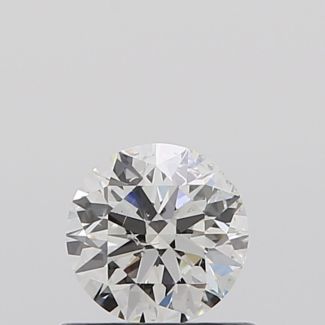 0.50 Carat Round I SI2 EX GIA Natural Diamond