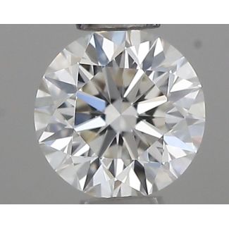 0.3 Carat Round G VVS1 EX IGI Natural Diamond