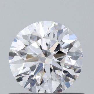 0.7 Carat Round D SI1 EX VG GIA Natural Diamond