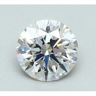 0.55 Carat Round G VVS2 EX GIA Natural Diamond