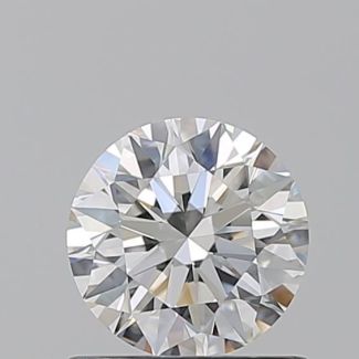 0.81 Carat Round F VVS1 EX GIA Natural Diamond