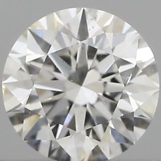 0.40 Carat Round H VS2 EX GIA Natural Diamond