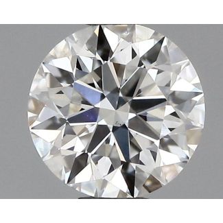 0.35 Carat Round F VS2 EX GIA Natural Diamond