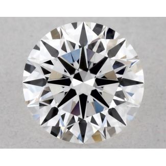 0.35 Carat Round D VVS2 EX GIA Natural Diamond